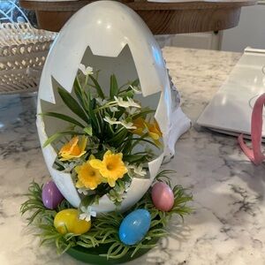 Vintage Floral Easter Egg Home decor